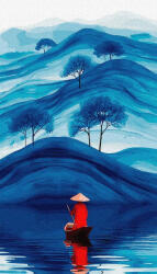 iPicasso Set pictura pe numere, cu sasiu, Printre sunetele tacerii, 40x70 cm (PC4070035)