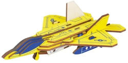  Puzzle 3D, din lemn, Avion de lupta, 23 piese (XA-G041H)