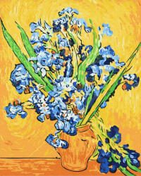 iPicasso Set pictura pe numere, cu sasiu, Irisi - van Gogh, 40x50 cm (PC4050010)