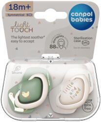 Canpol babies Suzeta simetrica de silicon pentru +18 luni 22/669, 2 bucati, Canpol babies