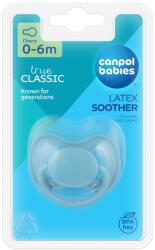 Canpol babies Suzeta din latex rotunda pentru 0 - 6 luni 23/223_BLU, 1 bucata, Canpol babaies