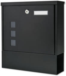  D3667 cutie poștală neagră Neagră (2386K22766)