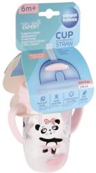Canpol babies Cana anti-vasare cu pai Model Exotic 56/606_PIN, 270ml, Canpol babies