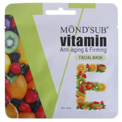 Sofine Masca Faciala cu Vitamina E, Anti-Imbatranire si pentru Fermitate, 25 ml, 24 bucati Masca de fata