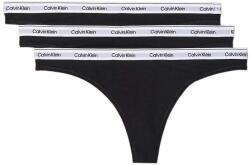 Calvin Klein Lenjerie (Pack of 3) Thong 000QD5209E UB1 black/black/black