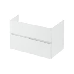 Fluminia Mobilier suspendat pentru lavoar 80 cm, alb lucios, Fluminia Toledo (TOLEDO82-BL-GW-L)