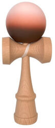 Flippy Jucarie Interactiva Kendama, Flippy, din Lemn, 18 cm, Joc de Indemanare pentru Copii si Adulti, Model Gradient 14, Maro Bej Roz (teo-161605)