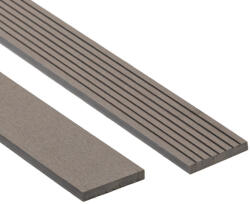Covernit Șipcă de gard WPC Brushed gri 80 x 12 x 1000 mm (828021110)
