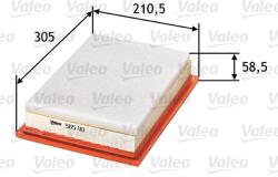 VALEO Filtru aer VALEO 585110 (585110) - fixbox