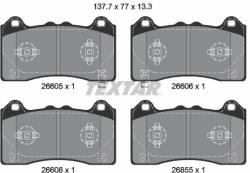 TEXTAR set placute frana, frana disc TEXTAR Q+ 2660501 (2660501)
