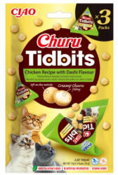 Inaba Foods Churu Cat Tidbits Recompense pentru Pisici cu Pui si Dashi 3 Buc - shop4pet