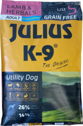 Julius-K9 GF Hypoallergenic Utility Dog Adult Lamb & Herbals (Kis szemcseméret) 10kg