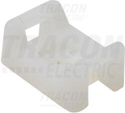 TRACON CSTALP-6 Csavarozható, 2oldalt fűzhetőkábelkötegelő talp, natúr (CSTALP-6)