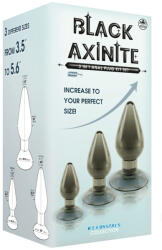 Nmc Black Axinite 3 IN 1 Anal Plug Kit Set III - primestars