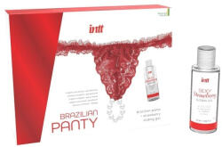 Intt Red Brazilian Panty + Slinding Gel