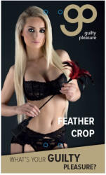 Guilty Pleasure GP Feather Crop Black Red