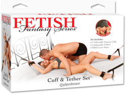 Pipedream Cuff & Tether Set Black - primestars