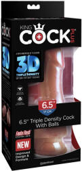 Pipedream 6.5" Triple Density Cock with Balls Tan