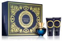 Versace Dylan Blue Pour Femme eau de parfum for women 50 ml + testápoló 50 ml + tusfürdő 50 ml ajándék szett