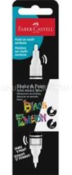 Faber-Castell Black Edition Shake&Paint fehér kétvégű akrilfilctoll (FABER-CASTELL_FC285511) (FABER-CASTELL_FC285511)