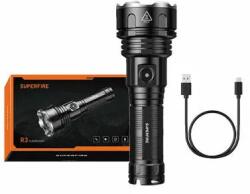 SUPERFIRE R3 P90 zseblámpa, 2000lm, USB (R3 P90)