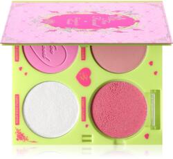 Too Faced Holiday Fairytale Crush Blush & Highlighter Set pirosító paletta élénkítővel 10 g