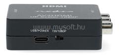 NEDIS VCON3456AT (converter) videó konverter, 3 xRCA bemenet - HDMI kimenet 1080p, 1, 65 Gbps (VCON3456AT) (VCON3456AT)
