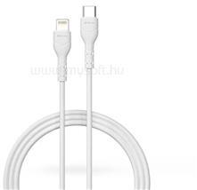 DEVIA ST394591 Kintone 1m 27W PD Type-C - Lightning fehér adat- és töltőkábel (ST394591) (ST394591)