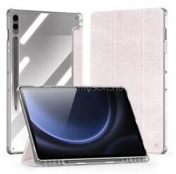 Dux Ducis Samsung Tab S9 FE Plus LTE UNID tok álló, textil hatású aktív FLIP, ceruza tartó, RÓZSASZÍN (GP-162947) (GP-162947)