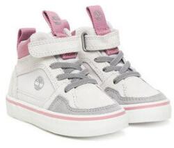 Timberland Gyermek tornacipő, Timberland, természetes bőr, fehér, lányoknak, 34 EU (0000305585240_34)