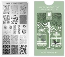 Moyra Körömnyomda lemez mini NO. 110 My Secret Garden