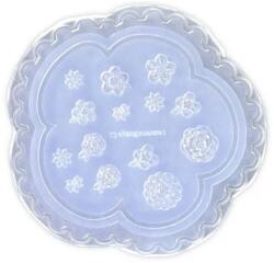 Pearl Nails 3D Szilikon Forma - Rózsás