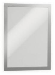 Durable Magaframe öntapadó mágneses kijelző, A4, Ezüstszürke (DB487223)