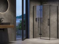 RAVAK Cool! COSD2+COPS zuhanykabin fekete 120x100 (X0VVGC300Z1+X9VVA0300Z1)