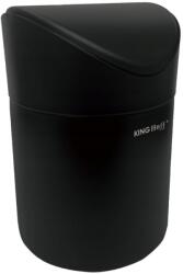 KINGHOFF Mini szemetes, fekete, 12 x 17 cm, Kinghoff (~5470)