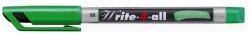 ICO Alkoholos marker, 1 mm, kúpos, STABILO "Write-4-all", zöld (TST14636)