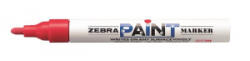 Zebra Lakkmarker, 3 mm, 'Paint marker', piros (TZ51013) (TZ51013)