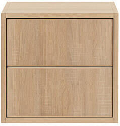 Leziter Boxie 2 fiókos fali szekrény 40x40x37 cm sonoma tölgy (LBX40402FST)