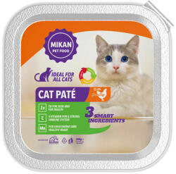 Mikan Pate Alutálcás Macskaeledel (Baromfi) - 100 g - pepita