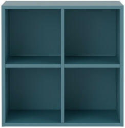  Boxie nyitott fali szekrény 80x80x37 cm petrol kék