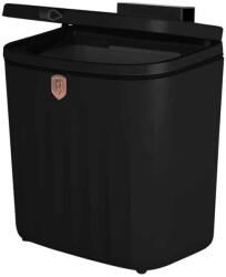  Szemetes 7 L-Es Fekete Színben (Bh-8609)