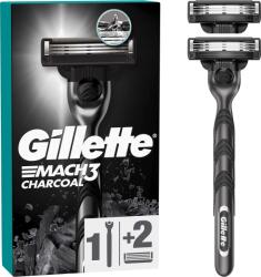 Gillette Mach3 Charcoal + 2db pótfej