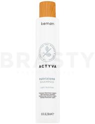 Kemon Actyva Nutrizione Light Shampoo tápláló sampon vékony szálú hajra 250 ml