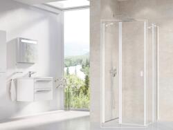 RAVAK Chrome uși de duș 90 cm înclinabilă alb mat/sticlă transparentă 1QV70E00Z1 (1QV70E00Z1)
