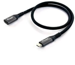 Equip USB-C Apa - USB-C Anya 3.2 Hosszabbító Kábel - 0.5 m, Fekete (128370)