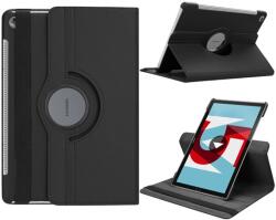 Gigapack Tok Álló, Bőr Hatású (Flip, Asztali Tartó, 360°) Fekete Huawei Mediapad M5 10.8 Lte, Huawei Mediapad M5 10.8 Wifi