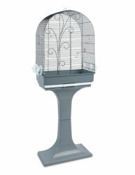 Állványos madárkalitka Evita Grey - 55 x 32 x 80 cm - pepita