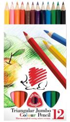 ICO ICO Süni Jumbo háromszög alakú festett 12db-os színes ceruza készlet (7140133000)