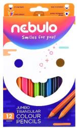 Nebulo Nebulo jumbo háromszög alakú 12 db-os színes ceruza készlet (JSZC-TR-12)