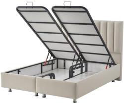 INFINIZA Relax Ágykeret 180x200 cm - Relax Ágyneműtartós Ágykeret - BFV27 - pepita